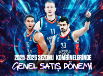 Anadolu Efes 2025-2026 Sezonu Kombinelerinde Genel Satış Dönemi Başladı...