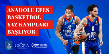 Anadolu Efes Basketbol Yaz Kampı Kayıtlarında Fan Club’lılara Özel %7 İndirim!