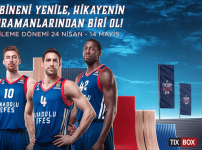 Anadolu Efes’in 2018-2019 Sezonu Kombineleri İçin Yenileme Dönemi Başlıyor...