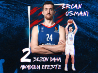 Ercan Osmani İki Sezon daha Anadolu Efes’te...