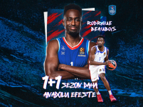Rodrigue Beaubois 1 + 1 Sezon Daha Anadolu Efes’te...